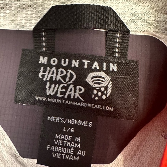 Mountain Hardwear men’s rain jacket orange and black size L - Picture 2 of 7